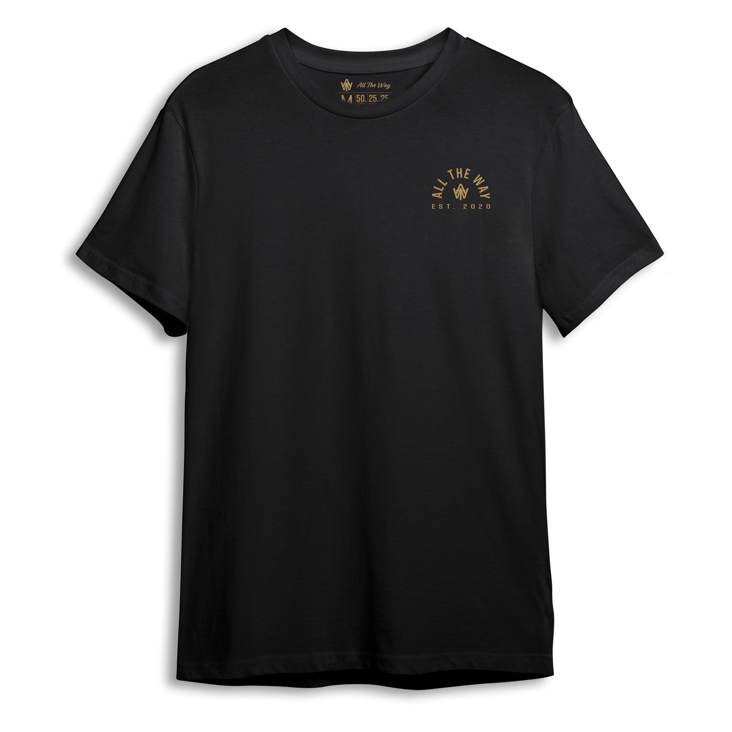 All The Way Classic Tee – Black / Gold