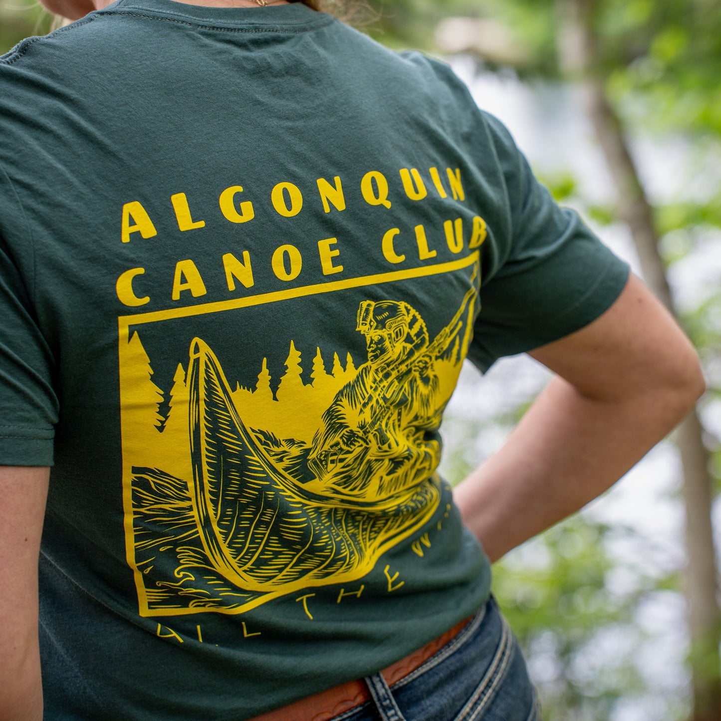 Canoe Club T-Shirt - Forest Green