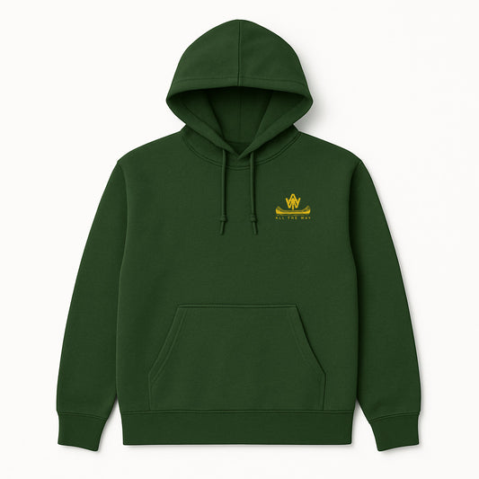 Canoe Club Hooded Sweatshirt-Forest Green