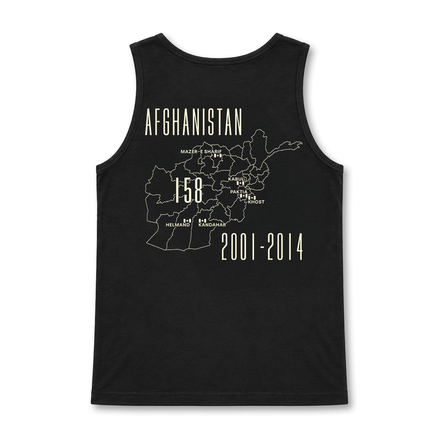 Never Forget – Afghanistan Tank Black